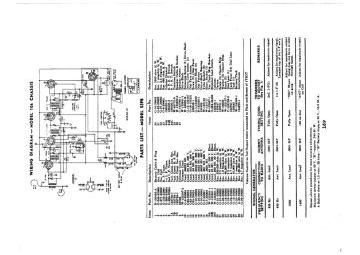 Crosley 106 ;Chassis schematic circuit diagram